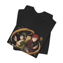 Load image into Gallery viewer, Gaara x Toph – Earth &amp; Sand Anime Crossover Tee (Unisex)