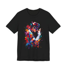 Load image into Gallery viewer, Michael Jackson Style Abstract Graphic Tee (Unisex) Black