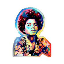 Load image into Gallery viewer, Young Michael Jackson Holographic Die-Cut Sticker