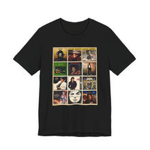 Load image into Gallery viewer, Michael Jackson Album Discography Graphic Tee (Unisex) Black