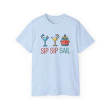 Load image into Gallery viewer, Sip Sip Sail - Trip Graphic Tee (Unisex)
