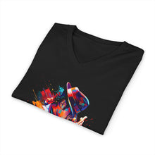 Load image into Gallery viewer, Michael Jackson Colorful Silhouette V-Neck Unisex Graphic Tee