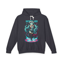 Load image into Gallery viewer, Hatsune Miku – Lightweight No-Pocket Hoodie (Unisex) Black
