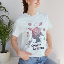 Load image into Gallery viewer, Cosmic Dreamer – Retro Space Aesthetic Graphic Tee (Unisex)
