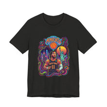 Load image into Gallery viewer, Jalen Brunson Retro Psychedelic Basketball Tee Black Heather