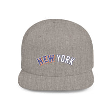 Load image into Gallery viewer, New York Baseball Snapback Hat (Unisex) One size Heather Grey