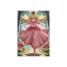 Load image into Gallery viewer, Princess Peach Running in Forest – Fantasy Poster Print 33.1" x 46.8" (Vertical) Glossy