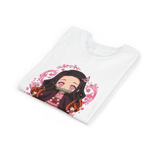Load image into Gallery viewer, Chibi Nezuko Kamado – Cute Anime Youth Graphic Tee