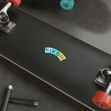 Load image into Gallery viewer, Holographic Sticker - New York in Baseball Team Lettering
