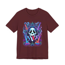 Load image into Gallery viewer, Psychedelic Scream Mask T-Shirt Maroon