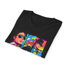 Load image into Gallery viewer, Michael Jackson Pop Art V-Neck Unisex Graphic Tee