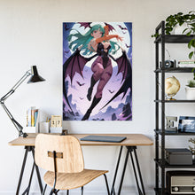 Load image into Gallery viewer, Morrigan Darkstalkers - Poster Art
