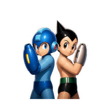 Load image into Gallery viewer, Mega Man x Astro Boy Die-Cut Vinyl Sticker
