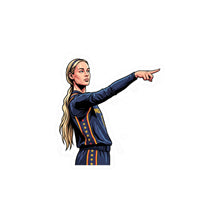 Load image into Gallery viewer, Sophie Pointers Finger Meme Die-Cut Vinyl Sticker