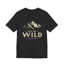Load image into Gallery viewer, Into The Wild - Adventure Graphic Tee (Unisex) Solid Black Blend