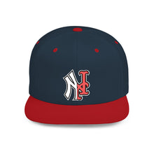 Load image into Gallery viewer, Mets x Yankees Split Snapback Hat One size Navy Red

