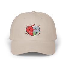Load image into Gallery viewer, Puzzled Heart - Dad Hat | Love &amp; Friendship Gift Stone One size