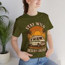 Load image into Gallery viewer, Stay Wild, Desert Cruiser – Retro Adventure Tee (Unisex)
