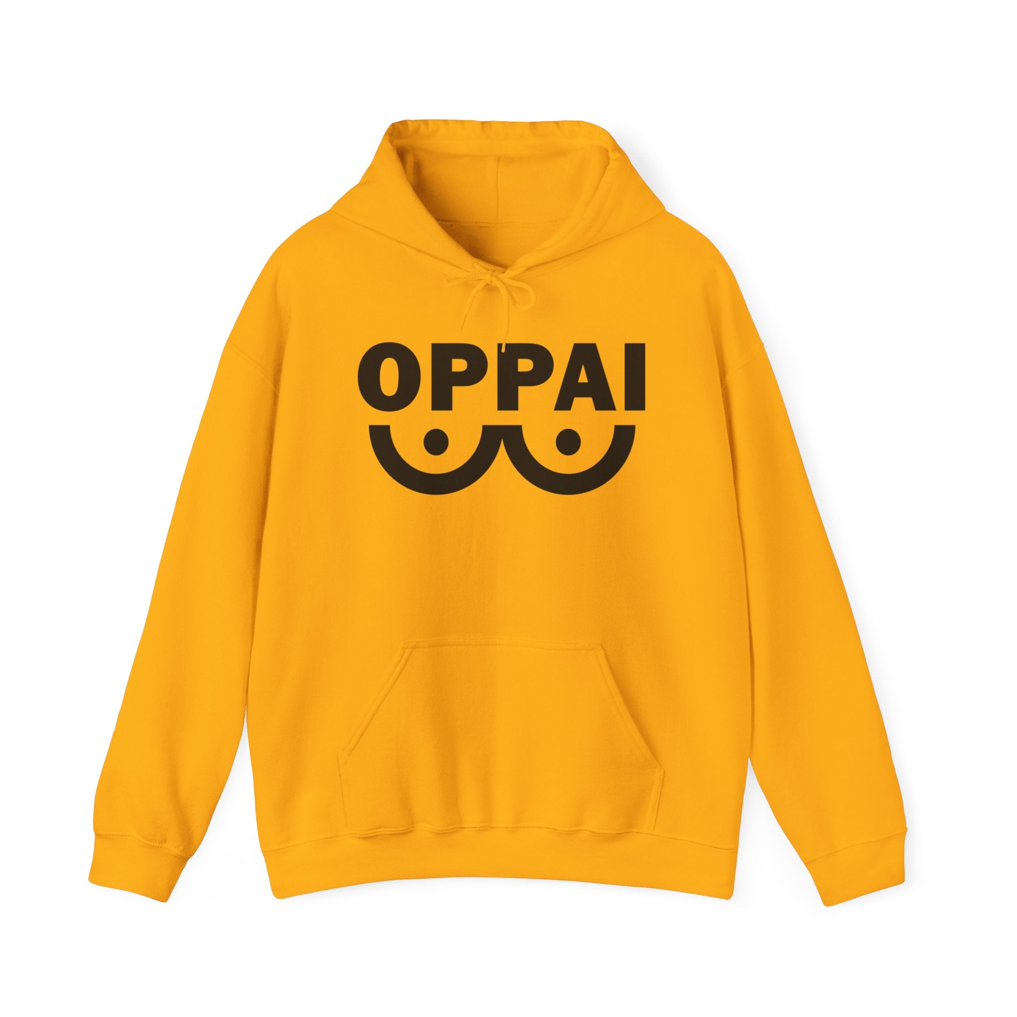 OPPAI Gold Pull Over Hoodie Sweatshirt Hashtag Vizewls