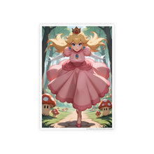 Load image into Gallery viewer, Princess Peach Running in Forest – Fantasy Poster Print 11.7" x 16.5" (Vertical) Glossy