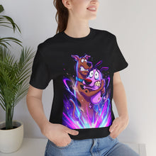 Load image into Gallery viewer, Scooby-Doo &amp; Courage the Cowardly Dog Graphic Tee | Cartoon Crossover Adventure