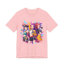 Load image into Gallery viewer, K-Pop Demon Hunters Singing – Anime Music Graphic Tee Pink