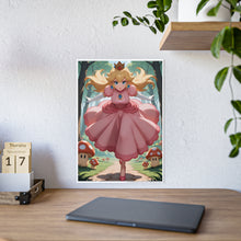 Load image into Gallery viewer, Princess Peach Running in Forest – Fantasy Poster Print