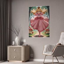Load image into Gallery viewer, Princess Peach Running in Forest – Fantasy Poster Print