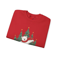 Load image into Gallery viewer, Dancing Polar Bear – Festive Holiday Sweatshirt (Unisex)