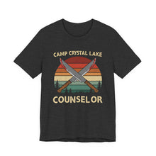 Load image into Gallery viewer, Crystal Lake Camp Counselor - Tee (Unisex) Dark Grey Heather