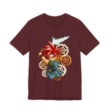 Load image into Gallery viewer, Crono – Chrono Trigger Time Traveler Graphic Tee (Unisex) Maroon