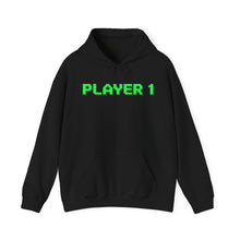 Load image into Gallery viewer, Player 1 – Gamer Mode Pull-Over Hoodie (Unisex) Black