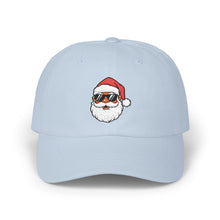 Load image into Gallery viewer, Santa Claus Dad Hat – Festive Holiday Embroidered Cap Light Blue One size