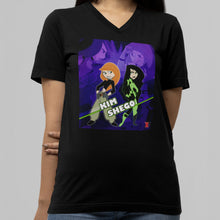 Load image into Gallery viewer, Kim x Shego Graphic V-Neck Tee (Unisex)