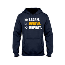 Load image into Gallery viewer, Learn Evolve Repeat Pullover Hoodie | Unisex