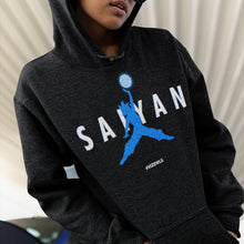 Load image into Gallery viewer, Saiyan Blue Jumpman Pullover Hoodie | Unisex
