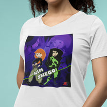 Load image into Gallery viewer, Kim x Shego Graphic V-Neck Tee (Unisex)
