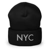 NYC Cuffed Beanie Hat