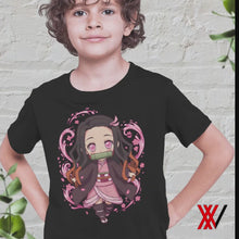 Load and play video in Gallery viewer, Chibi Nezuko Kamado – Cute Anime Youth Graphic Tee