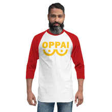 Load image into Gallery viewer, OPPAI Unisex 3 Sleeve Baseball Raglan Tee
