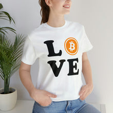 Load image into Gallery viewer, Love Bitcoin Graphic T-Shirt | Unisex
