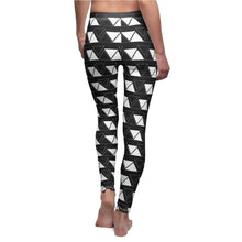 Load image into Gallery viewer, Fit In Where You Can - White (Women&#39;s Cut &amp; Sew Casual Leggings) - Hashtag Vizewls