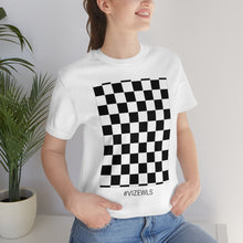 Load image into Gallery viewer, Checkered Board Graphic Tee T-Shirt | Unisex