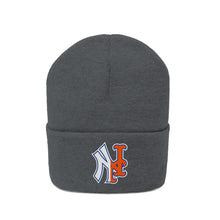 Load image into Gallery viewer, NY Yankees Mets Hat | Knit Beanie Hat